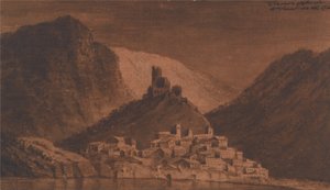 Tournon naprzeciwko Teint nad Rodanem